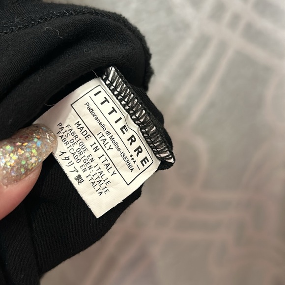 DOLCE & GABBANA D&G Minnie Bead Embroidery T-shirt Tops Women M Black - Picture 6 of 7